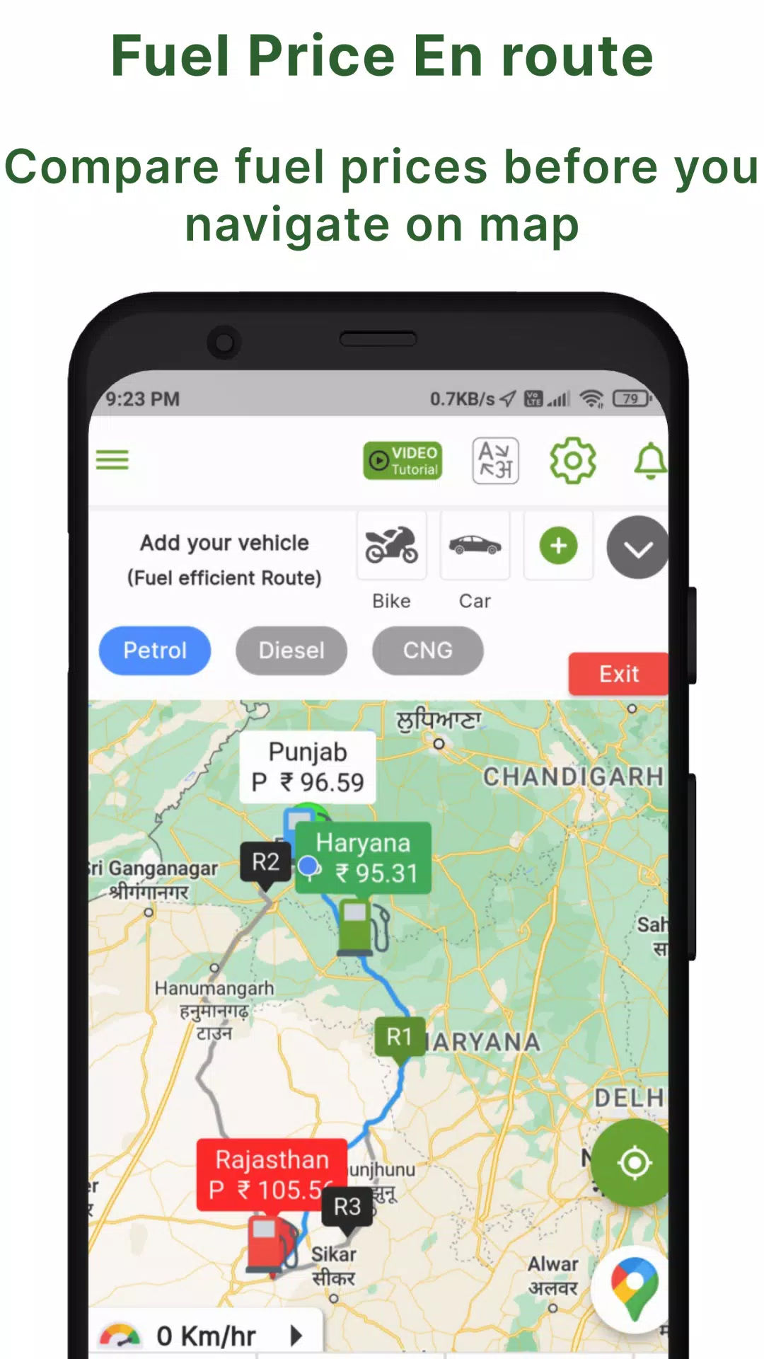 Capturas de tela do FUELabc : 30% Fuel Saving