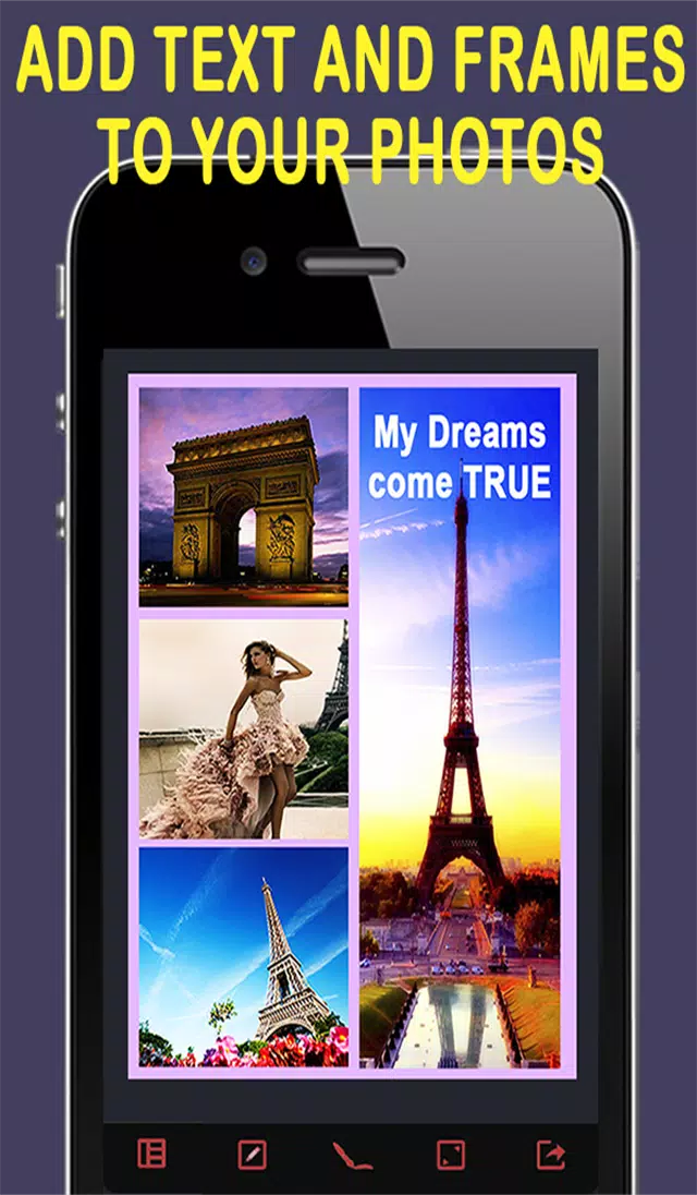 PicFrame & Text - add frames and captions to photos for instagram Screenshots