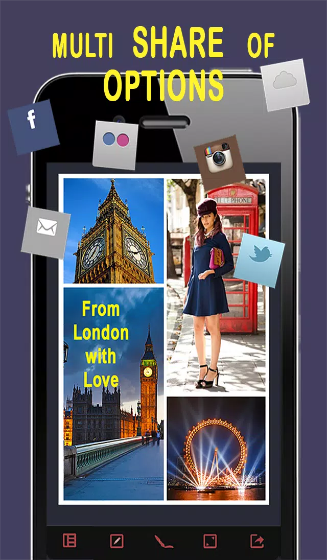 PicFrame & Text - add frames and captions to photos for instagram Screenshots