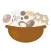 Appetizing mushroom stickers