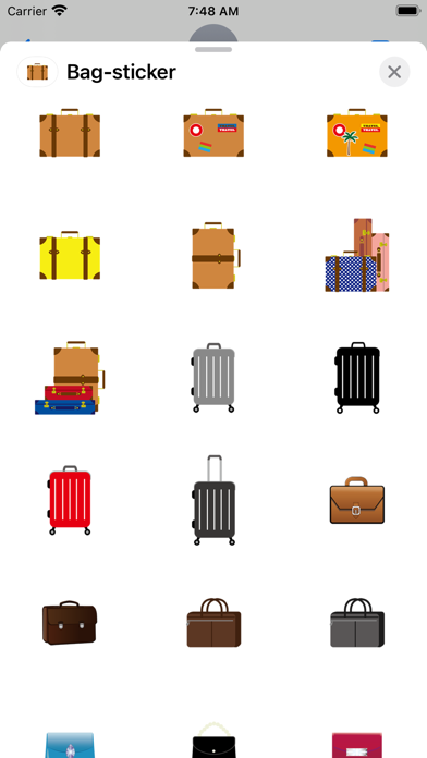 Bag sticker Screenshots
