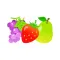 Cute fruit sticker