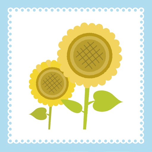 Sticker sunflower Sticker sunflower