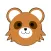 tanuki ball sticker