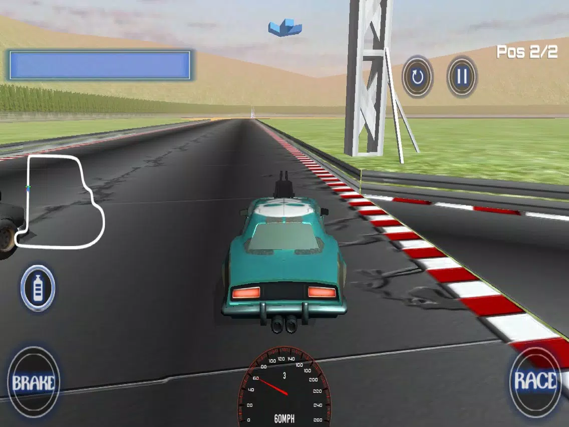 ภาพหน้าจอของ Death Rally 3D iPad 