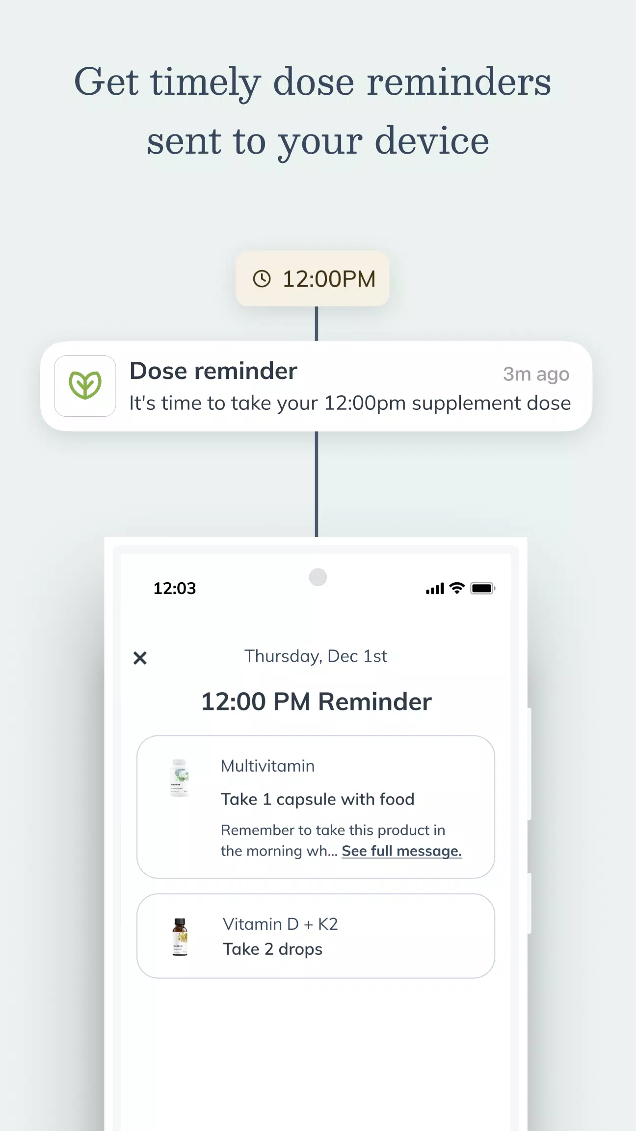 Fullscript Screenshots