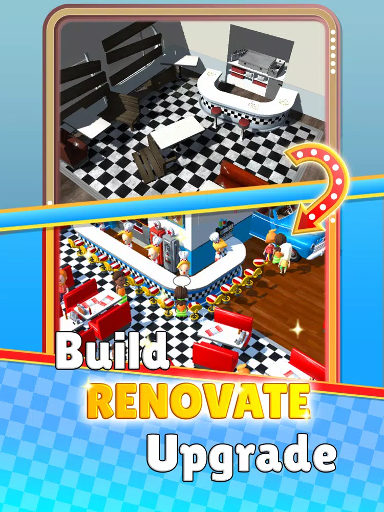 Diner Merge - Cooking Game iPad Screenshots