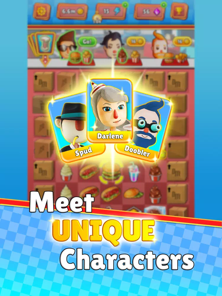 Diner Merge - Cooking Game iPad Screenshots