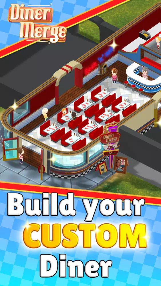 Diner Merge - Cooking Game Screenshots