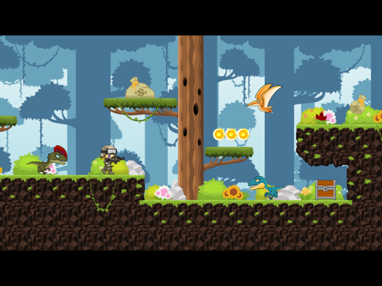 Capturas de pantalla de Jurassic Attack: Run 'n Gun iPad 