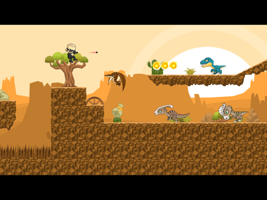 Capturas de pantalla de Jurassic Attack: Run 'n Gun iPad 