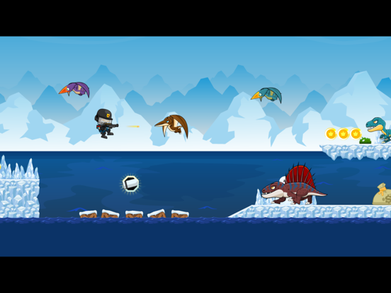 Capturas de pantalla de Jurassic Attack: Run 'n Gun iPad 