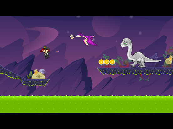 Capturas de pantalla de Jurassic Attack: Run 'n Gun iPad 