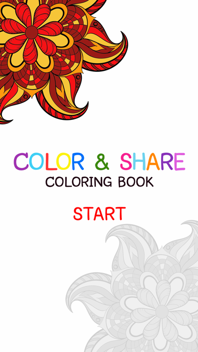 Adult Coloring Book - Free Mandala Color Therapy & Stress Relieving Pages for Adults 2 Screenshots