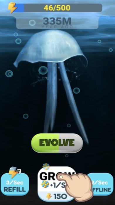 Tangkapan skrin Idle Evolution