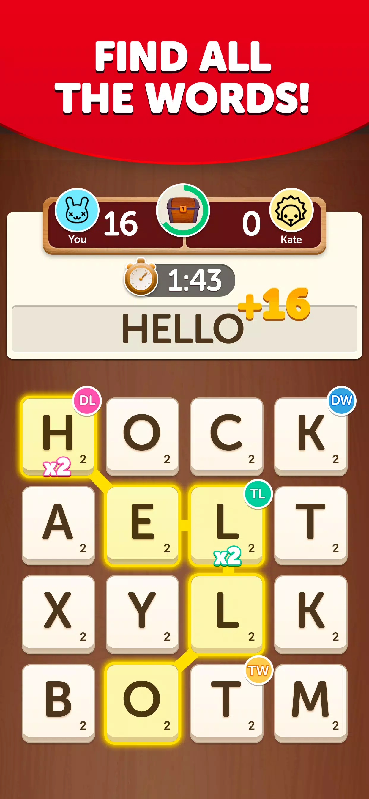 Captures d'écran de Word Scramble