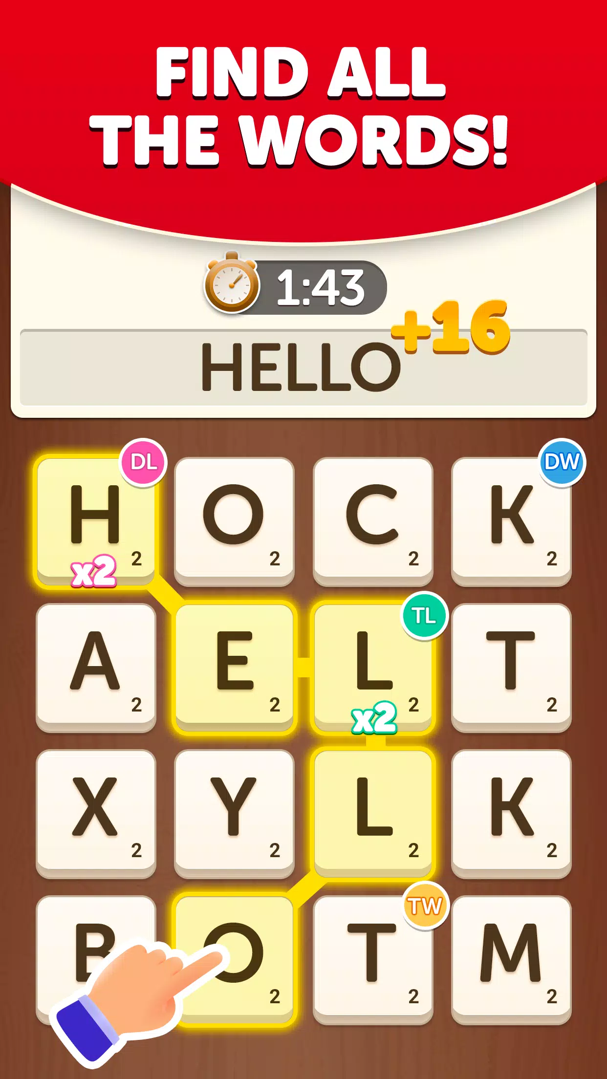 Captures d'écran de Word Scramble