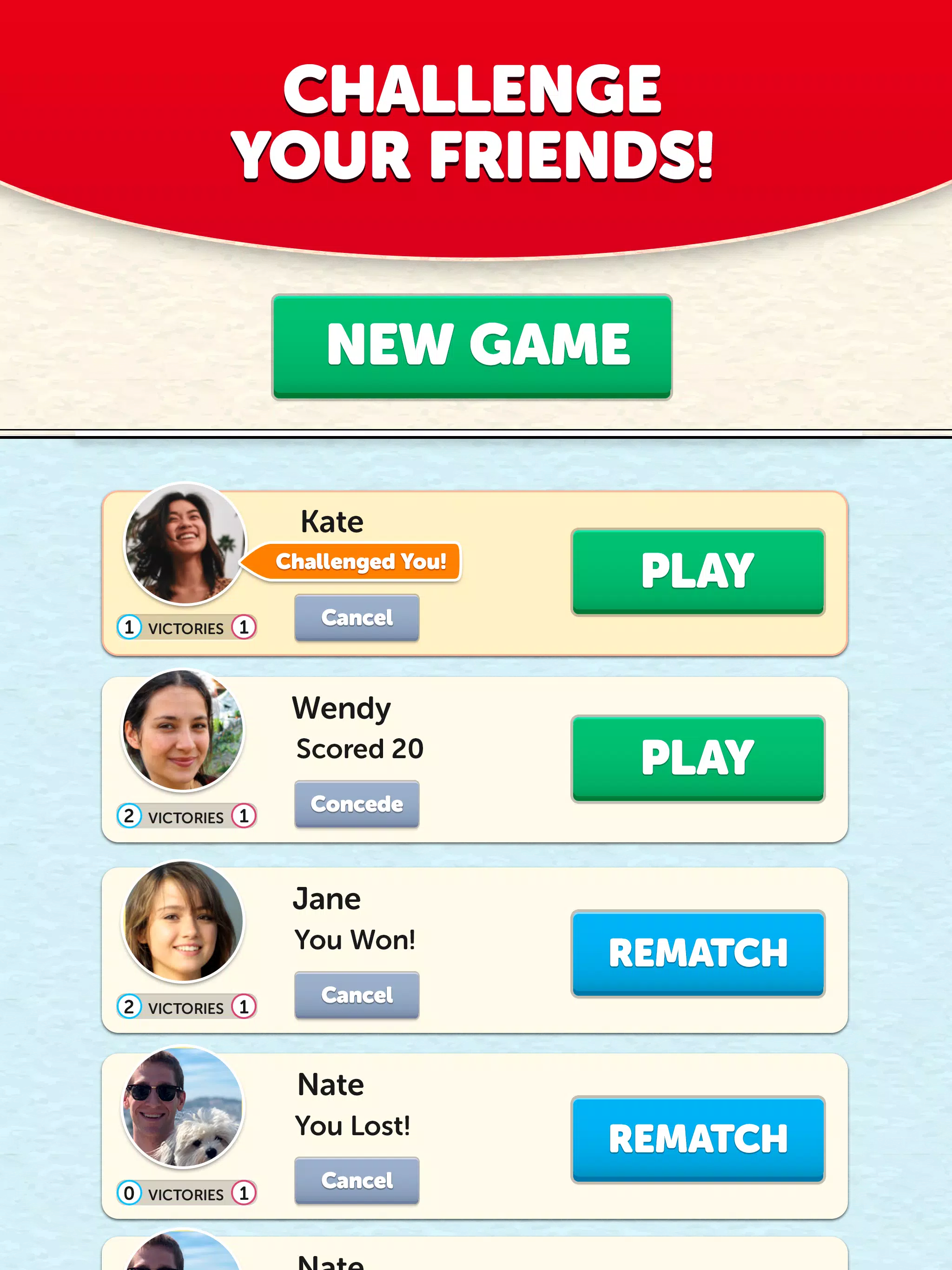 Captures d'écran de Word Scramble