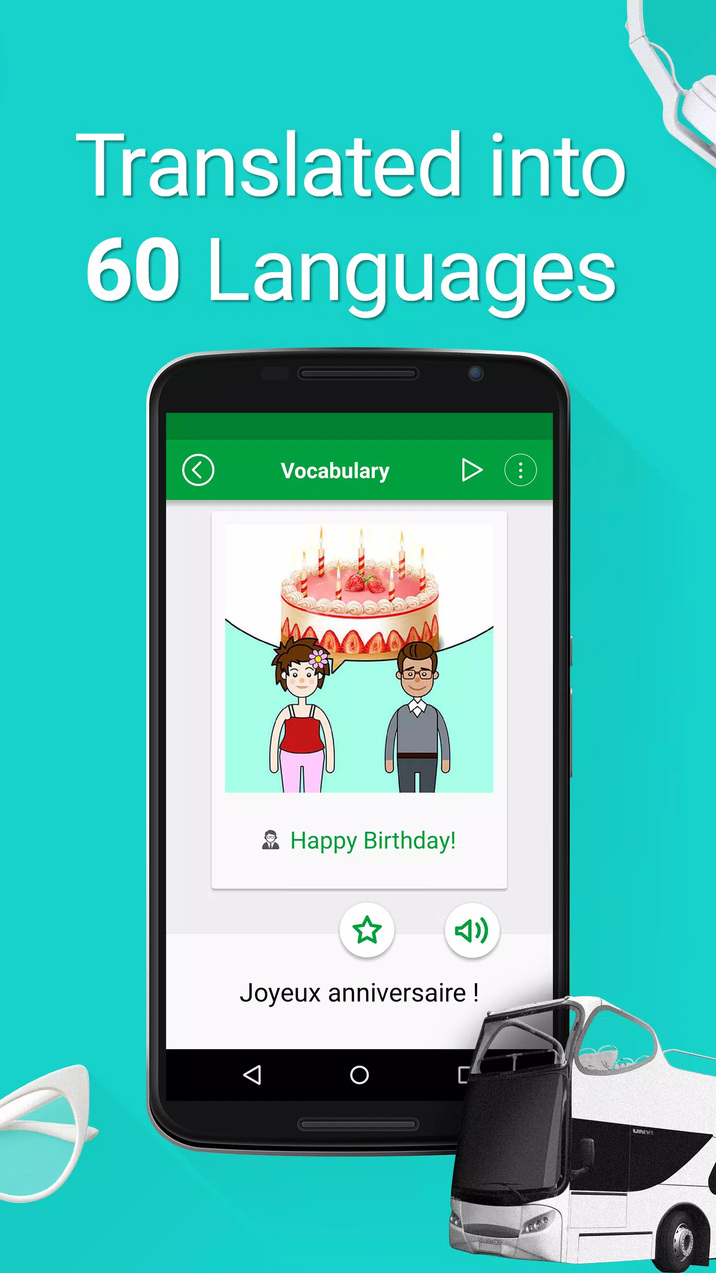 Learn French - 5,000 Phrases Screenshots