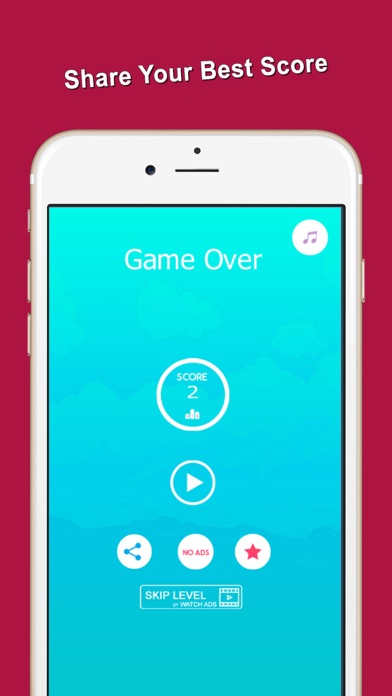 Spinning Circle Red Bouncing Balls Jump Screenshots