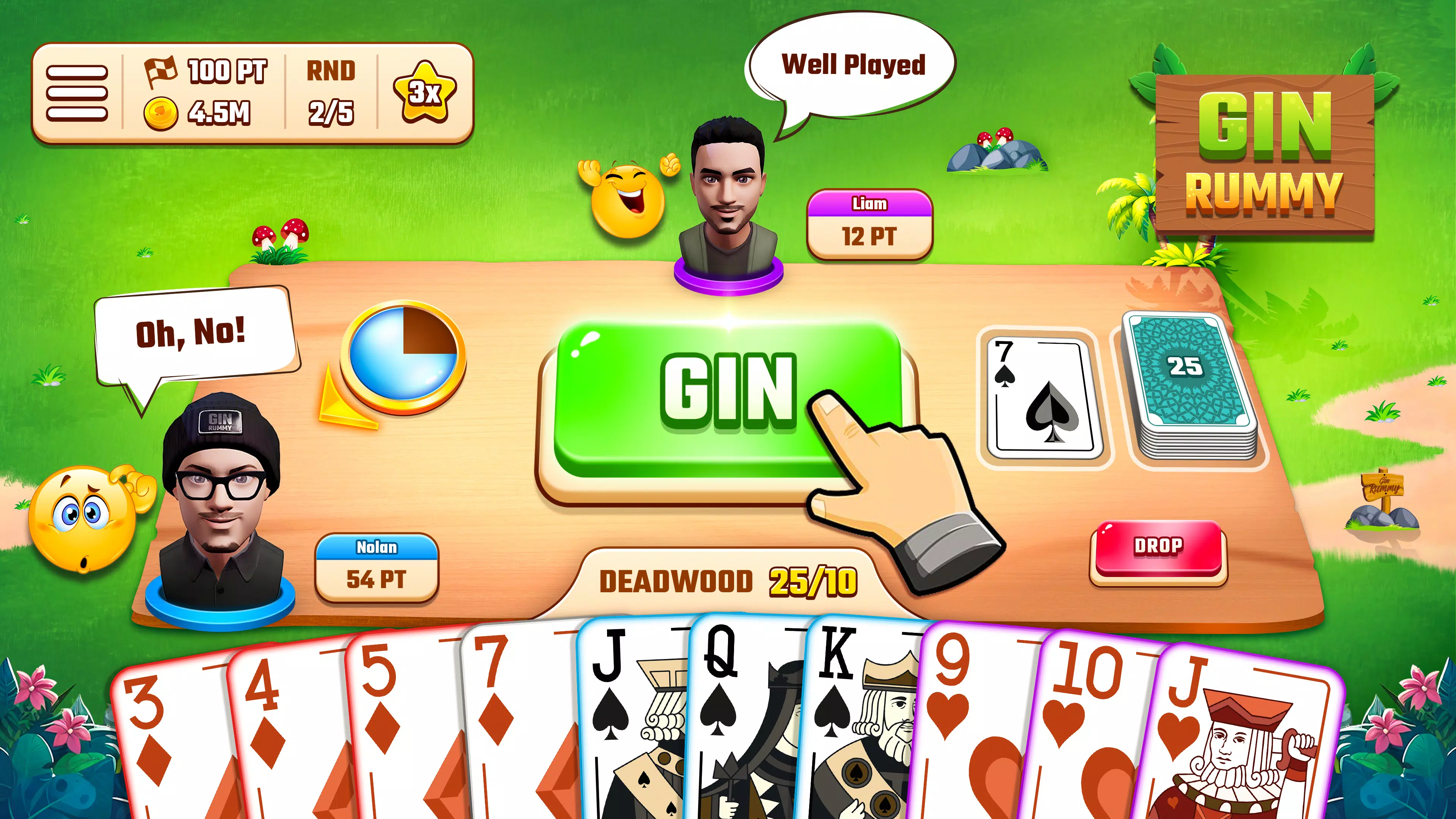 Gin Rummy Master Offline Screenshots