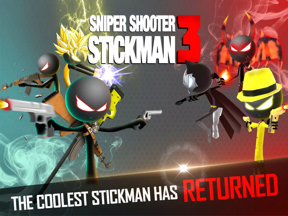 Sniper Shooter Stickman 3 Fury iPad  Screenshots