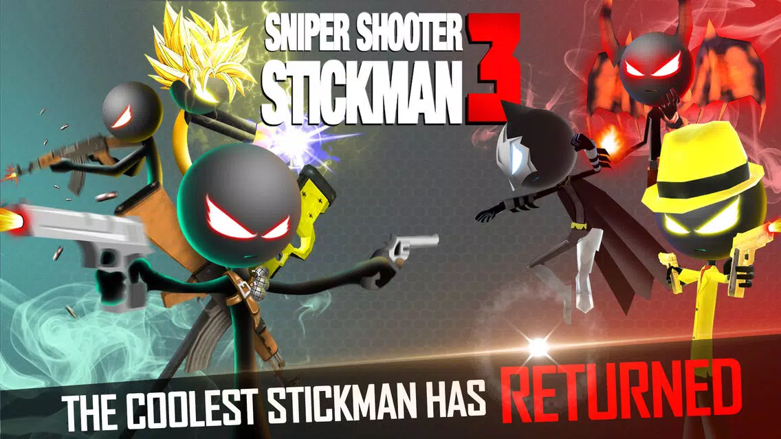 Sniper Shooter Stickman 3 Fury Screenshots