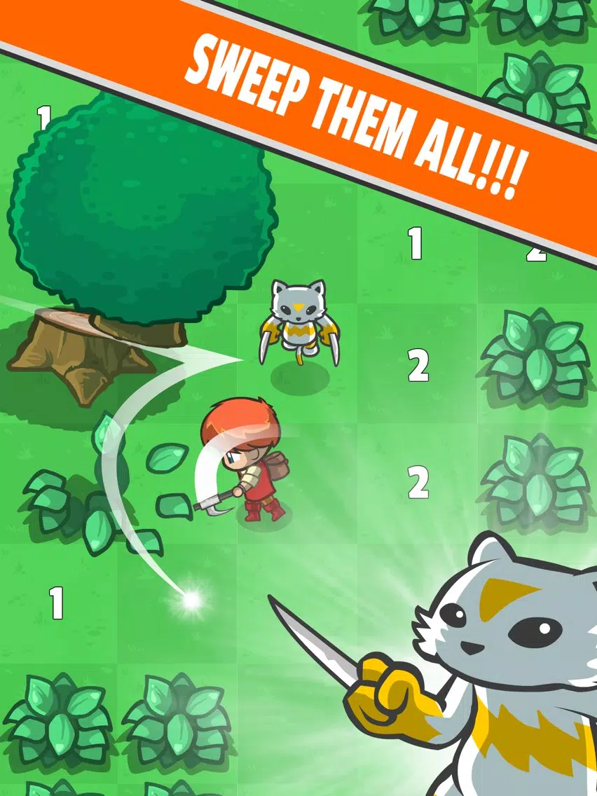 Monster Puzzle Adventure – the RPG minesweeper game iPad 应用截图