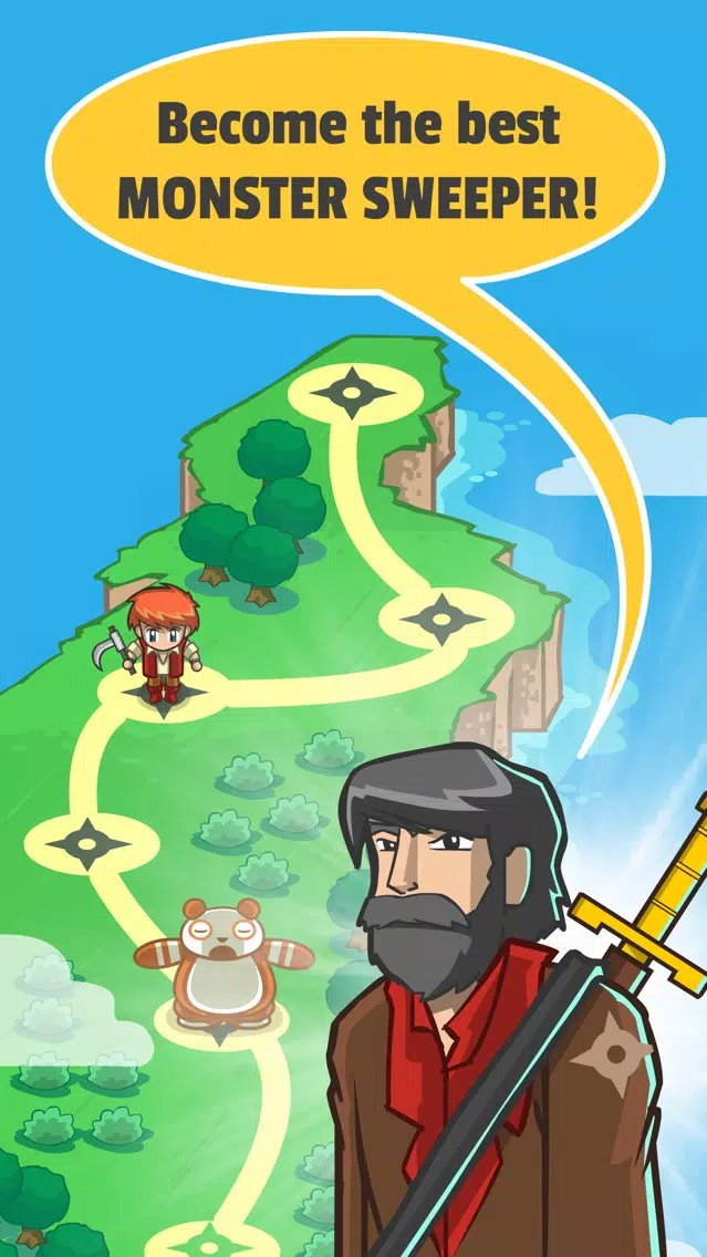 Monster Puzzle Adventure – the RPG minesweeper game应用截图