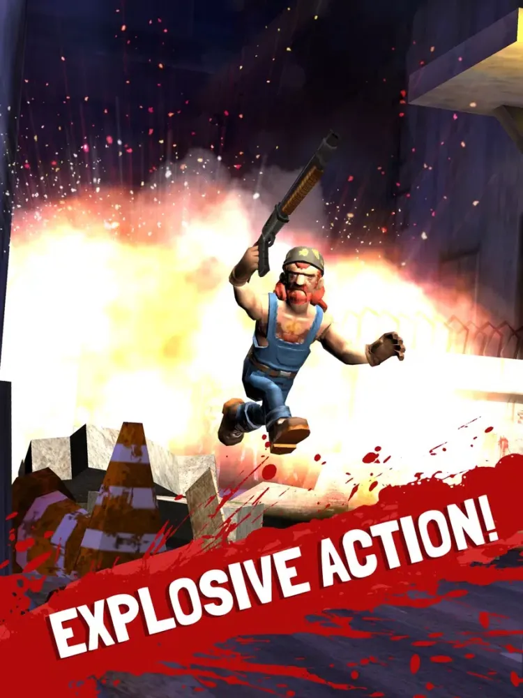 Running Zombie War: Killing Dead - by Fun Games For Free iPad Screenshots