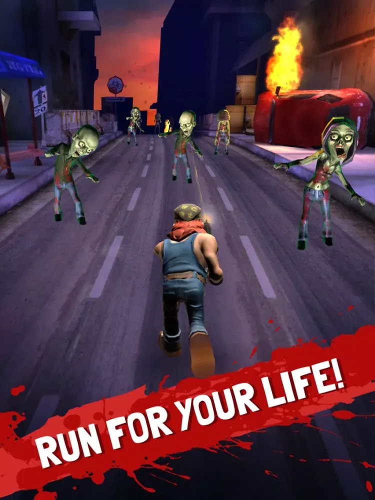 Running Zombie War: Killing Dead - by Fun Games For Free iPad Screenshots