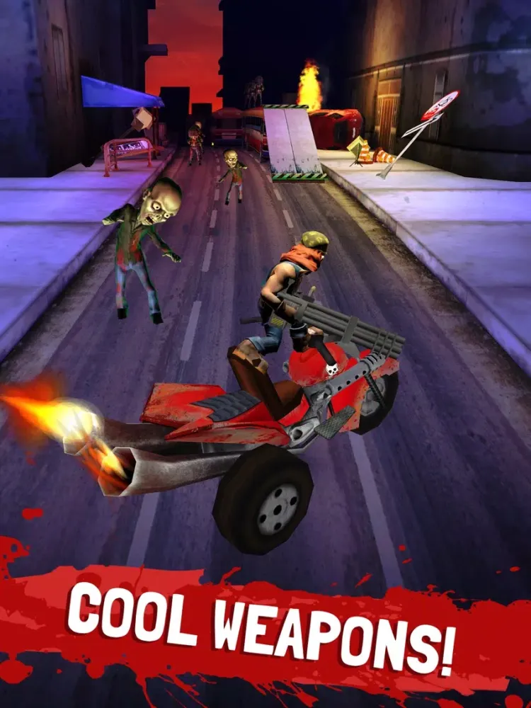 Running Zombie War: Killing Dead - by Fun Games For Free iPad Screenshots