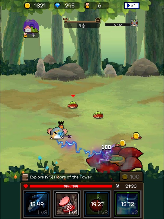 ภาพหน้าจอของ Hamster Hero - Idle RPG iPad 