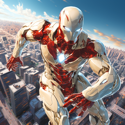 Super hero Flying iron jet man Super hero Flying iron jet man
