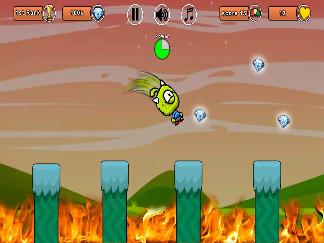 Tap To Jump: Super Hero Action iPad  Ekran Görüntüleri