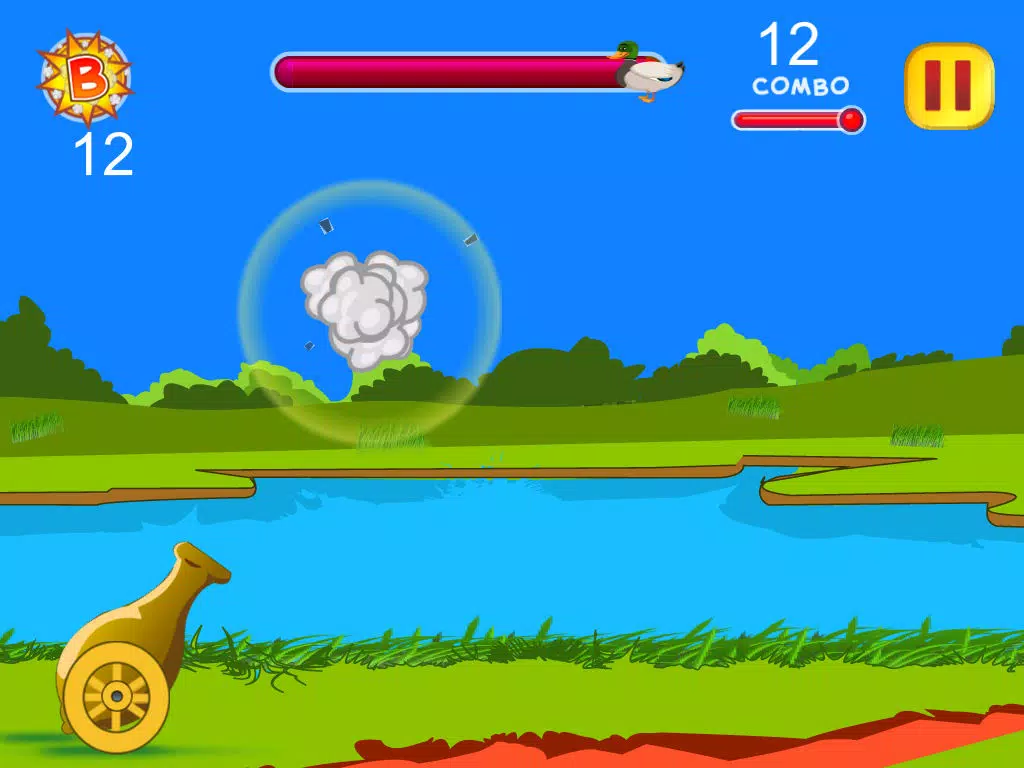 Old Ugly Duck Tap Hunt FREE - Mallard Cannon Siege Shooting Game iPad 应用截图