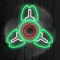 Fidget Hand Spin Neon Glow