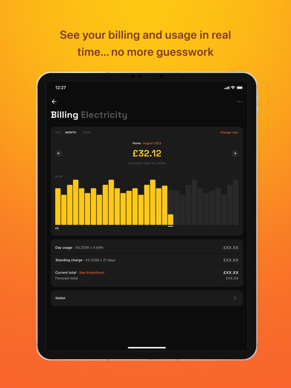 Fuse Energy iPad Screenshots