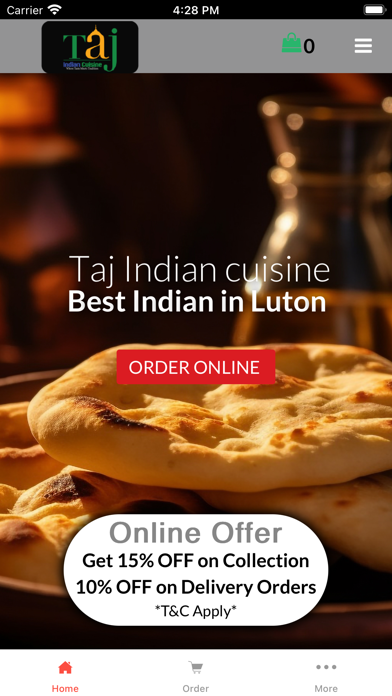 Taj Indian Cuisine Screenshots