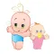 Baby Cute Sticker Pack 01
