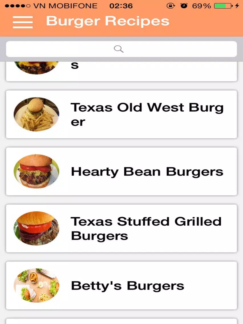 Burger Recipes - Beef Burgers,Veggie Burgers,Chicken Burgers,Burger Sauces iPad Screenshots