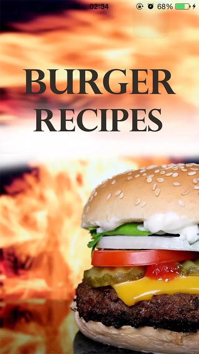 Burger Recipes - Beef Burgers,Veggie Burgers,Chicken Burgers,Burger Sauces Screenshots