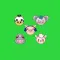 Animal Funny Sticker - Emoji