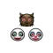 Halloween Face Emoji - Sticker