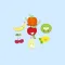 Happy Fruit - Fx Sticker
