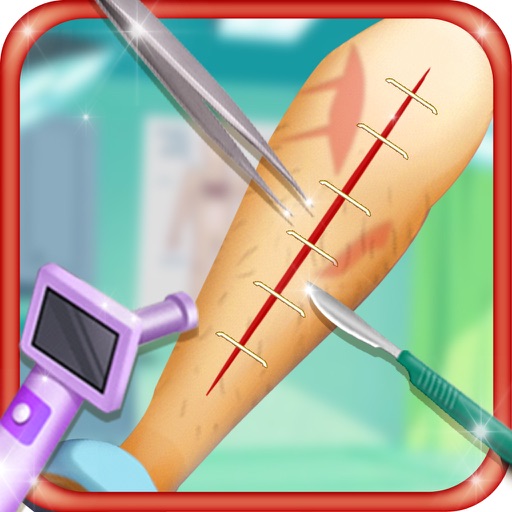 Knee Surgery Simulator - Kids First Aid Helper Game Knee Surgery Simulator - Kids First Aid Helper Game