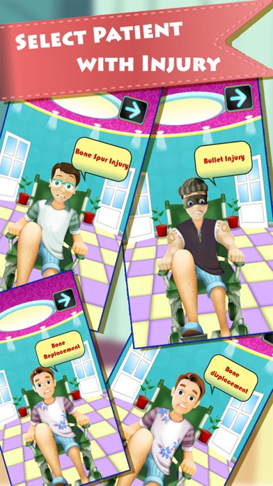 Knee Surgery Simulator - Kids First Aid Helper Game Screenshots