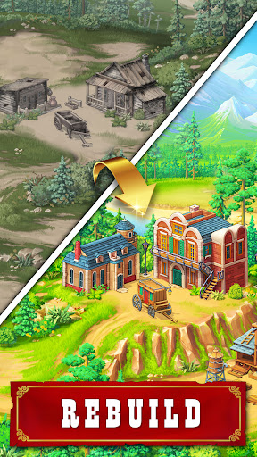 Jewels of the Wild West・Match3 Screenshots