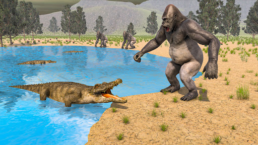 Angry Wild Gorilla Animal Game Screenshots
