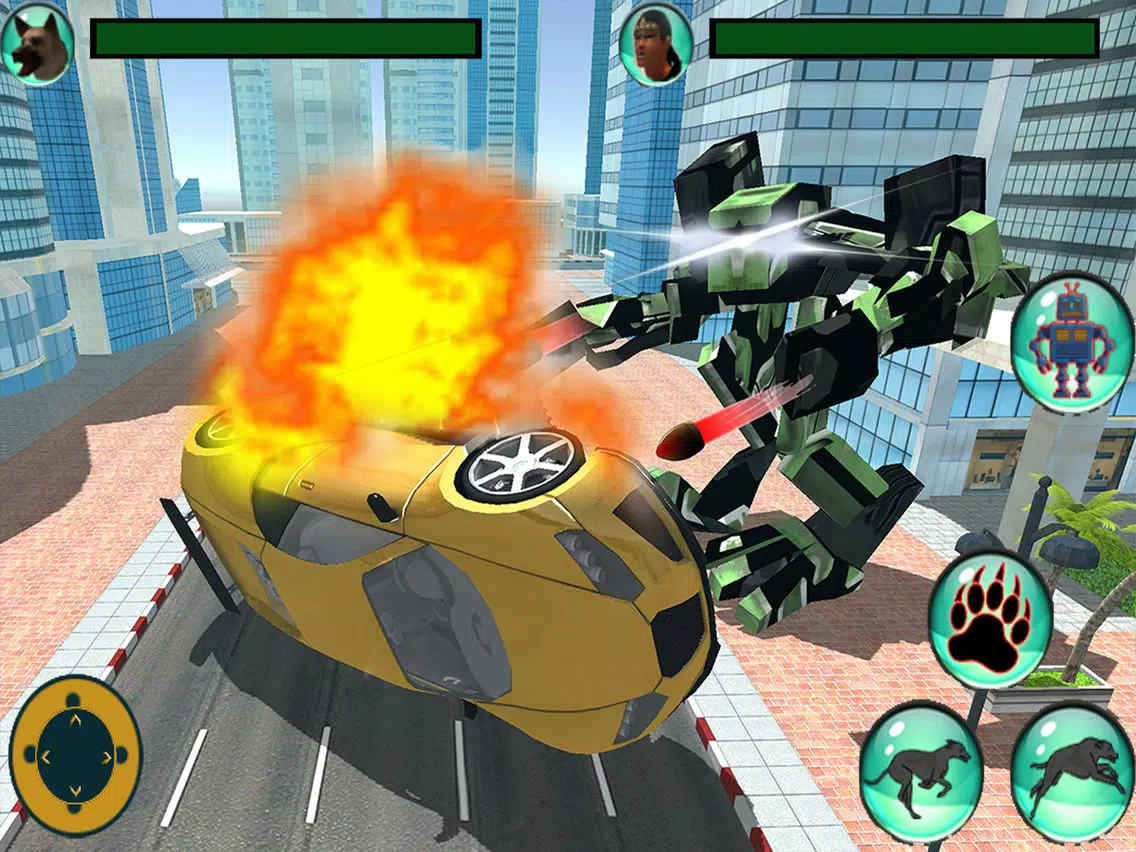 ภาพหน้าจอของ Police Dog Robot Transformation iPad 